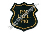 Masonic Shield letters Hands Embroidery Blazer Badge